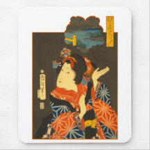 Vintage Geisha Mouse Mats