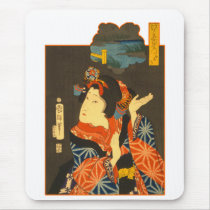 Vintage Geisha Mouse Mats