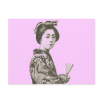 Vintage Geisha postcards