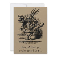 Vintage Gender Reveal Baby Shower Party Invitation