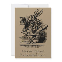 Vintage Gender Reveal Baby Shower Party Invitation