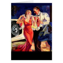 Vintage General Automobile Advertisement card