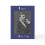 Vintage gentleman fathers day card cards