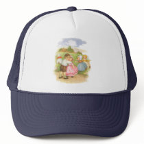 Vintage Georgie Porgie Mother Goose Nursery Rhyme Trucker Hat
