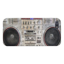 Vintage ghetto blaster iPhone 5 covers