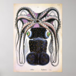 Vintage Giant  Octopus posters
