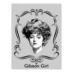 vintage, advertising, fashion, hair, gibson, girl,