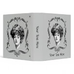 Vintage Gibson Girl Custom Avery Binder