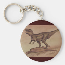 Vintage Giganotosaurus Dinosaur, Carnivore Key Chain