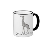 Vintage Giraffe Mug