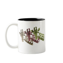 Vintage Giraffes mugs by jakuta Vintage Giraffes mugs