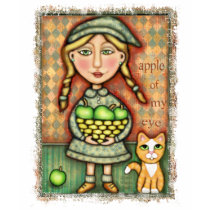 Vintage Girl & Cat T-Shirt