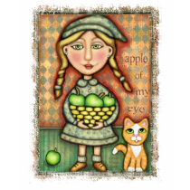 Vintage Girl & Cat T-Shirt