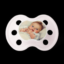 vintage girl pacifier pacifiers