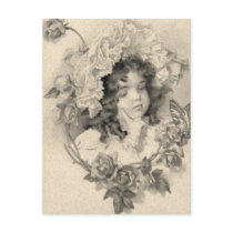 Vintage Girl postcards