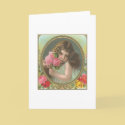 Vintage- girl with roses cards by VintageImagesbyV Vintage- girl with roses cards