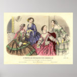 Vintage Girlfriends by Anais Toudouze Print