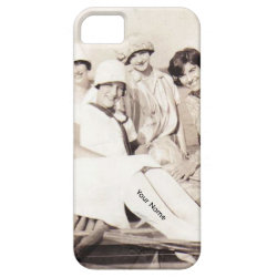 Vintage Girls in Row Boat 1920s iPhone5 Case iPhone 5 Covers