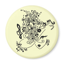 Vintage Glam Magnet