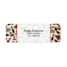 Vintage Glamour Inspired Address Label
