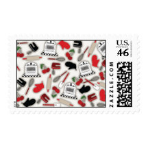 Vintage Glamour Kitchen Postage