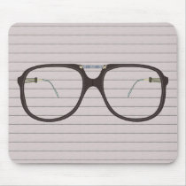 vintage glasses mousepads