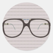 vintage glasses stickers