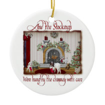 Vintage Goat Christmas Ornament