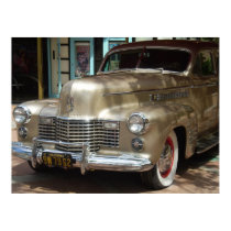 VINTAGE GOLD CADILLAC posters