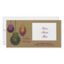 Vintage Gold Christmas Photo Christmas Holiday Photo Greeting Card