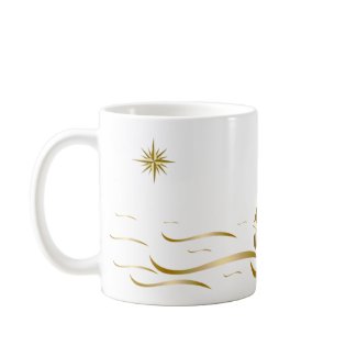 Vintage Gold Ship Mug mug