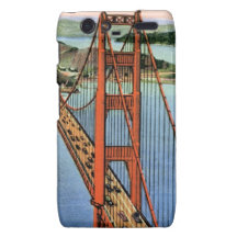 Vintage Golden Gate Bridge Droid RAZR Cases