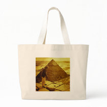 Vintage Golf at the Pyramids Tote Bag