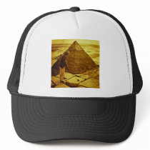 Vintage Golf at the Pyramids Trucker Hats