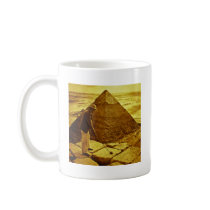 Vintage Golf at the Pyramids Coffee Mug