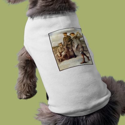 Vintage Golf Dog T-shirt Zazzle_petshirt Vintage Golf Dog T-shirt Zazzle_petshirt