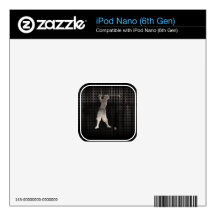 Vintage Golfer; Cool Decals For The iPod Nano