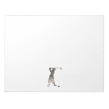 Vintage Golfer; Cool Memo Pads