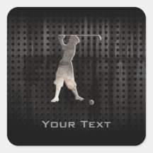 Vintage Golfer; Cool Stickers