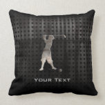 Vintage Golfer; Cool Throw Pillows
