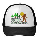Vintage Gone Squatchin Design Hat
