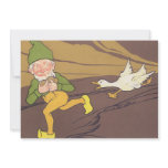 Vintage Goose that Laid the Golden Eggs Fable Custom Invite