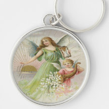 Vintage , Gorgeous Angels Keychains