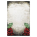 Vintage Gothic Rose Stationery by WebSpinstress Vintage Gothic Rose Stationery