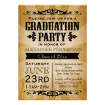 Vintage Graduation Party Invitation