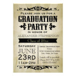 Vintage Graduation Party Invitation at Zazzle
