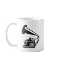 Vintage Gramophone Coffee Mugs