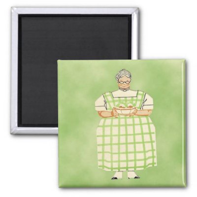 Cooks Kitchen Recipes on Vintage Grandmother Cook Kitchen Magnet From Zazzle Com