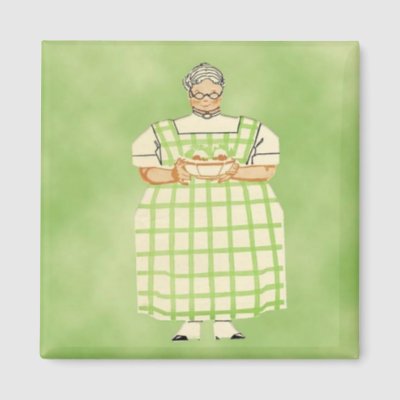 Cooks Kitchen Recipes on Vintage Grandmother Cook Kitchen Magnet From Zazzle Com