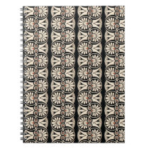Vintage Grecian Geometric Patter Graphic Design Note Book